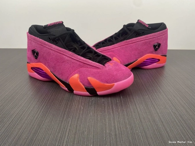 DH4121-600 14 Jordan Pink (W) Retro Shocking Low 0531